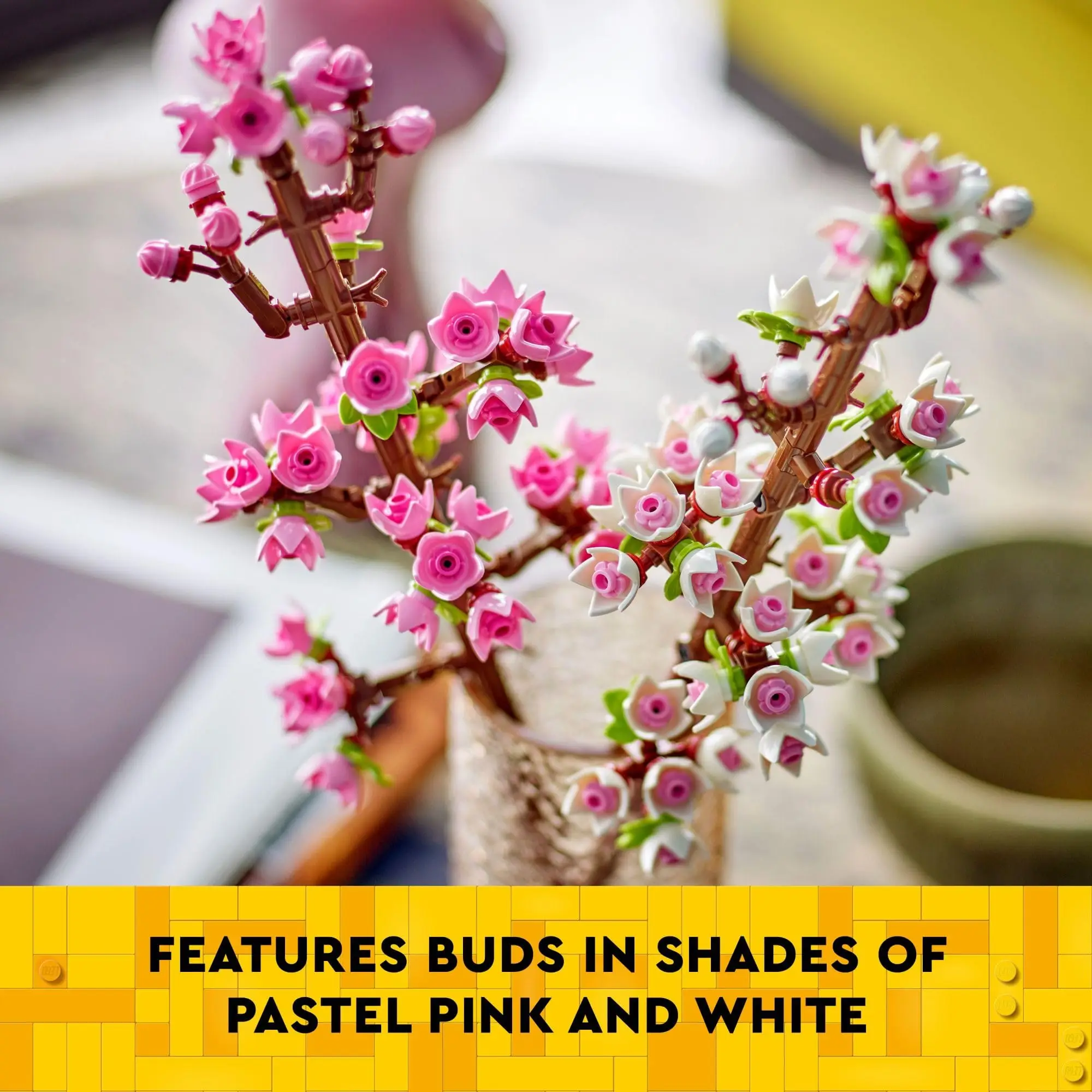 LEGO Cherry Blossom Building Toy Artificial Cherry Blossom Decor