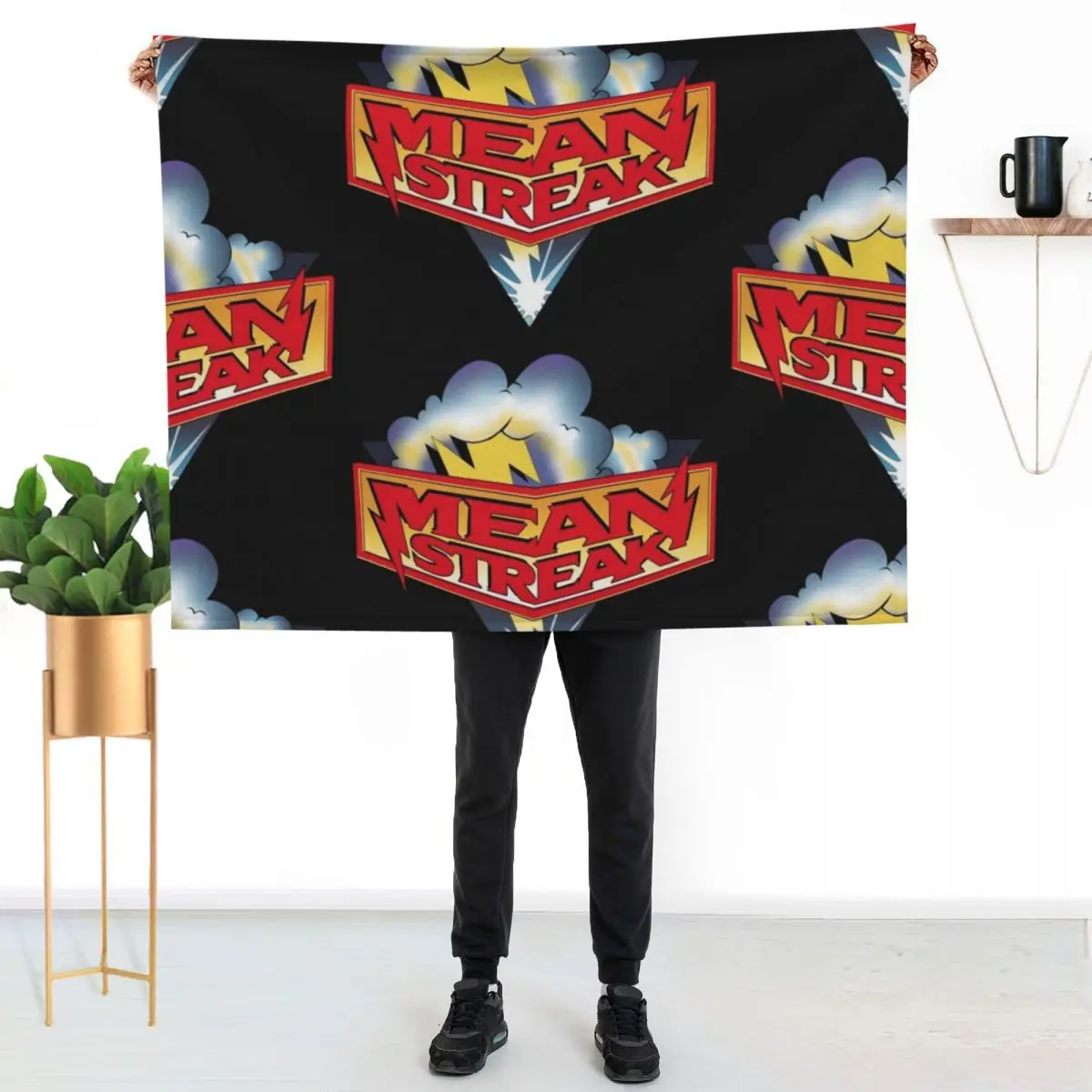 Mean Streak Wooden Roller Coaster Throw Blanket bed plaid Softest wednesday For Baby Sofa Blankets