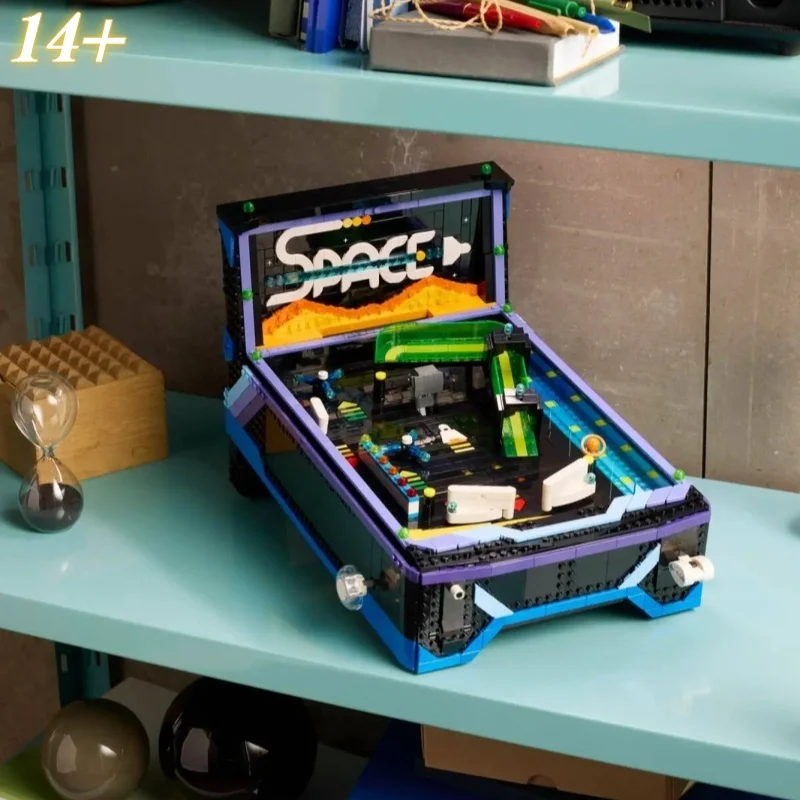 2026 New 2274PCS Pinball Table Building Blocks Set Mechanical Game Model Toys For Adults Birthday Gifts Home Decor Ornament