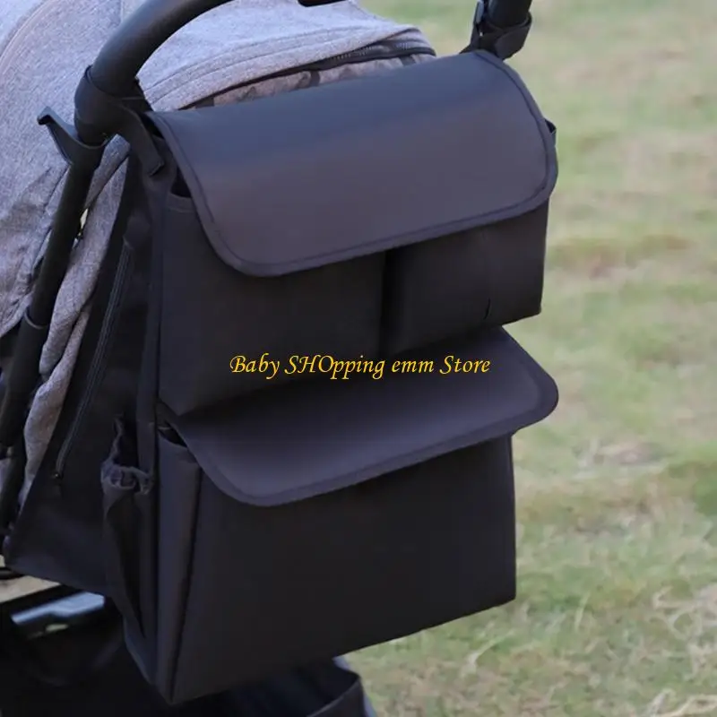 

23GD Pushchair Accessories 8 Compartment Srollers Diaper Bag Fit Most Pushchair