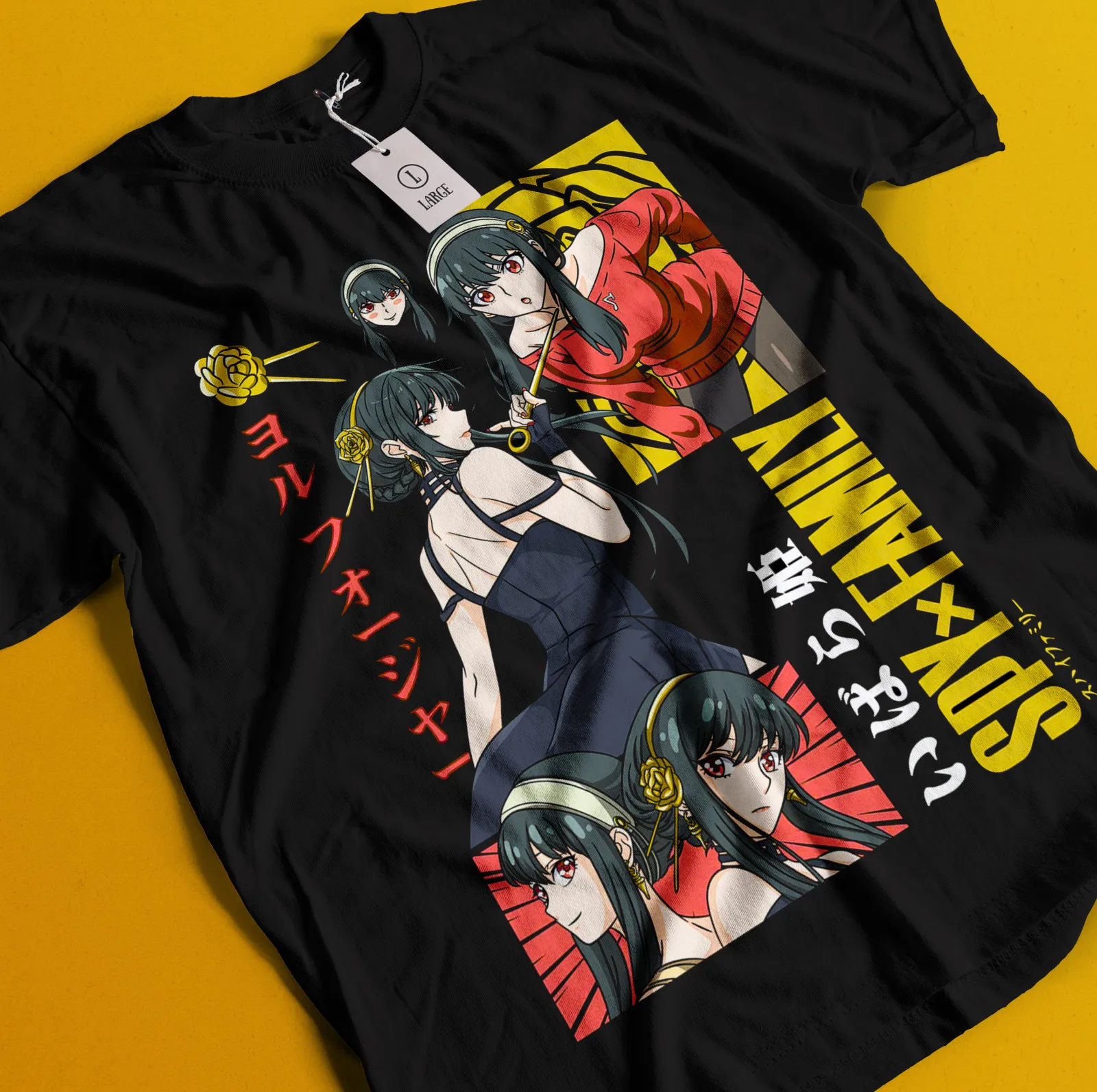 Spy X Family T-Shirt Anya Tshirt Loid Yor Forger Shirt Bond Sylvia Tee Damian