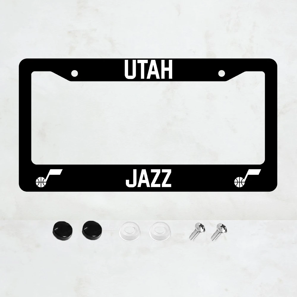 

Рамка номерного знака JAZZ, держатель номерного знака на народном пополнении для передних и задних автомобильных бирки, забавное украшение автомобиля