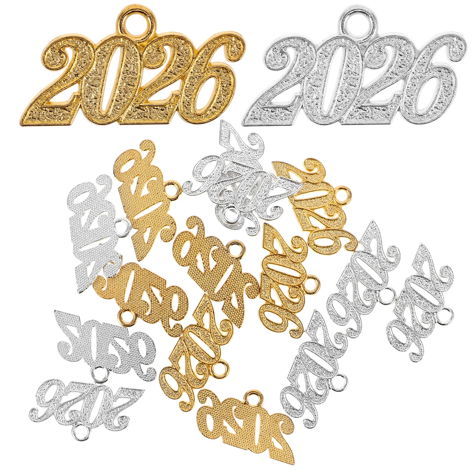 

20pcs 2026 Pendant Charm Zinc Alloy Diy Jewelry Component For Class Of 2026 Necklace Bracelet Earring Craft Decoration Accessory