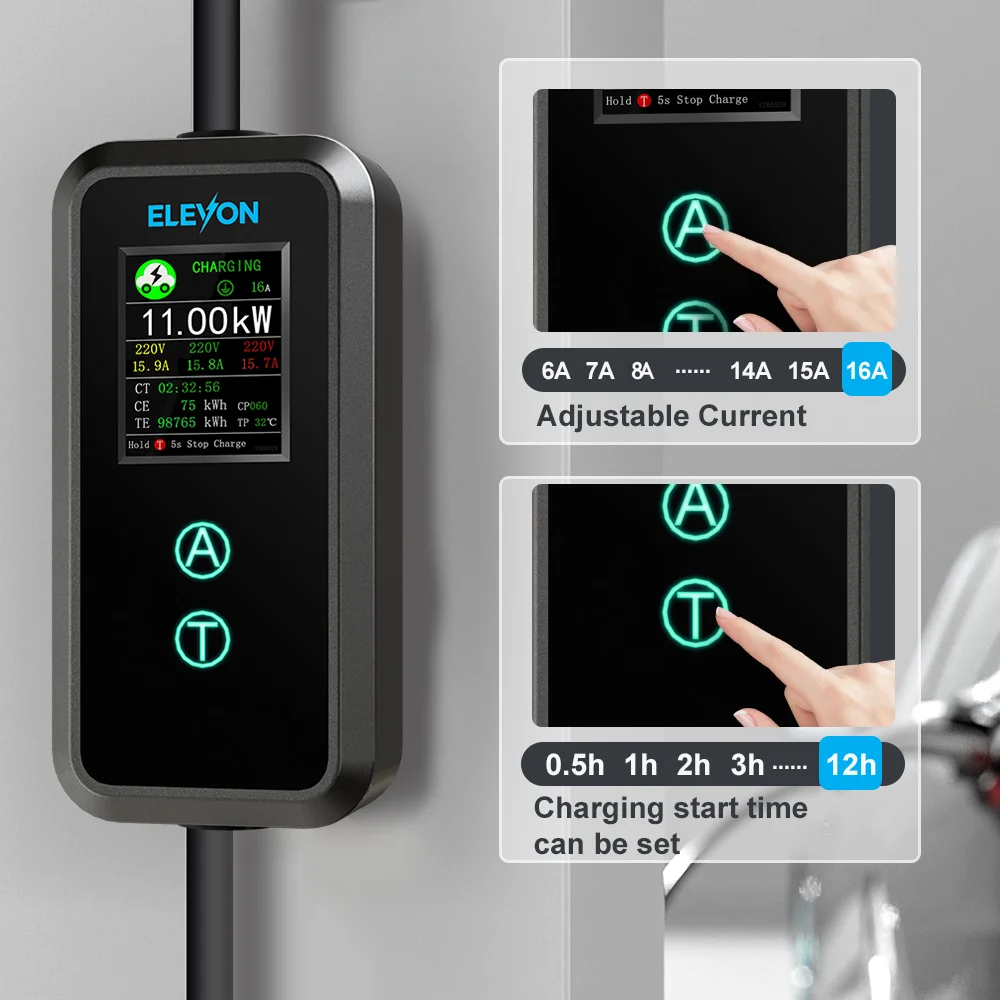 Портативное зарядное устройств – обзор и цена Ev Charger 11Kw Three Phase
