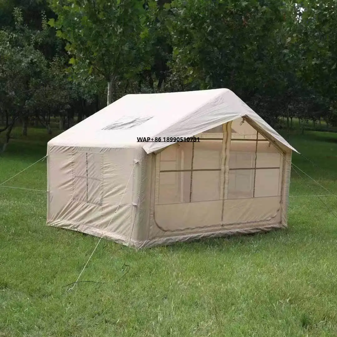 캠핑용 팽창식 캔버스 텐트 2-3인용 이미지