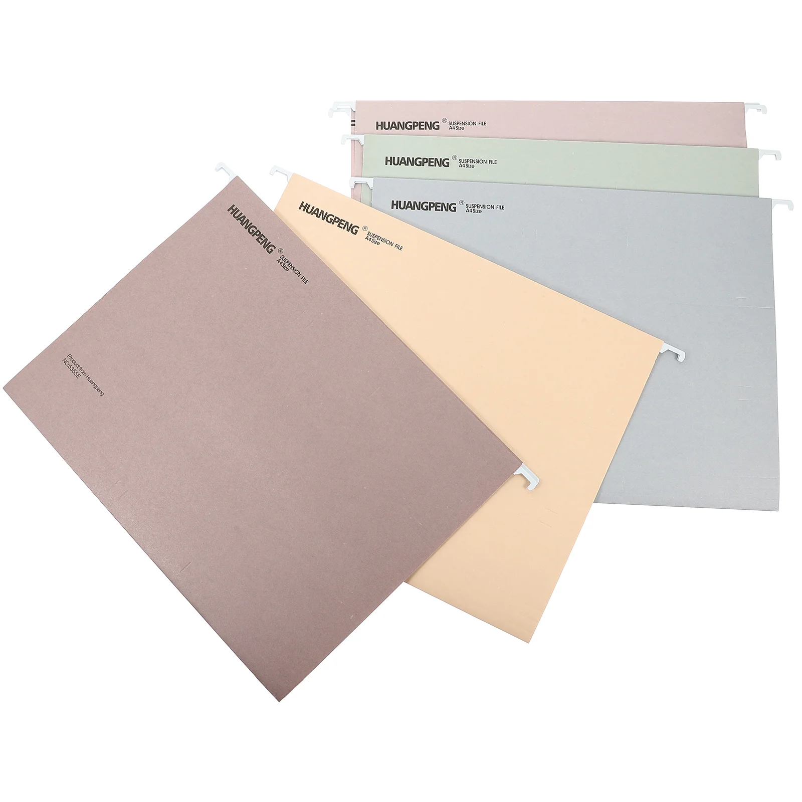

5 Pcs Colored File Folders Hanging Frame for Thickened Cabinet Colorful Bills Holder Document Container Pouch Office