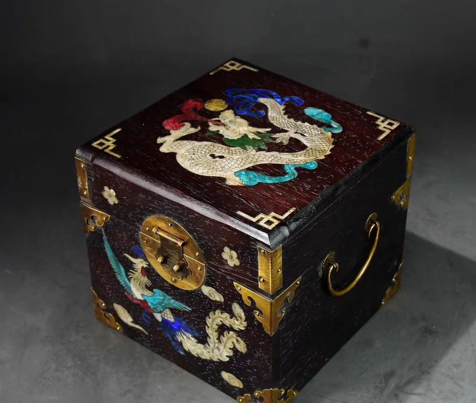 Antique jewelry box storage box tea can decoration