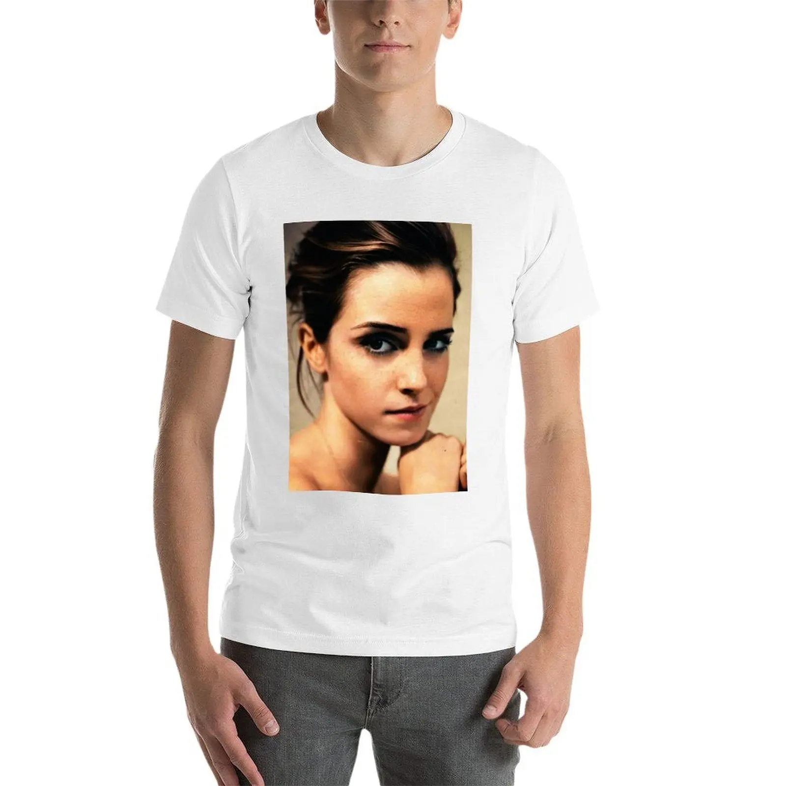 إيما واتسون تي شيرت قطن تي شيرت حزمة قطن تي شيرت رجل تي شيرت للرجل قطن ناعم تي شيرت #3