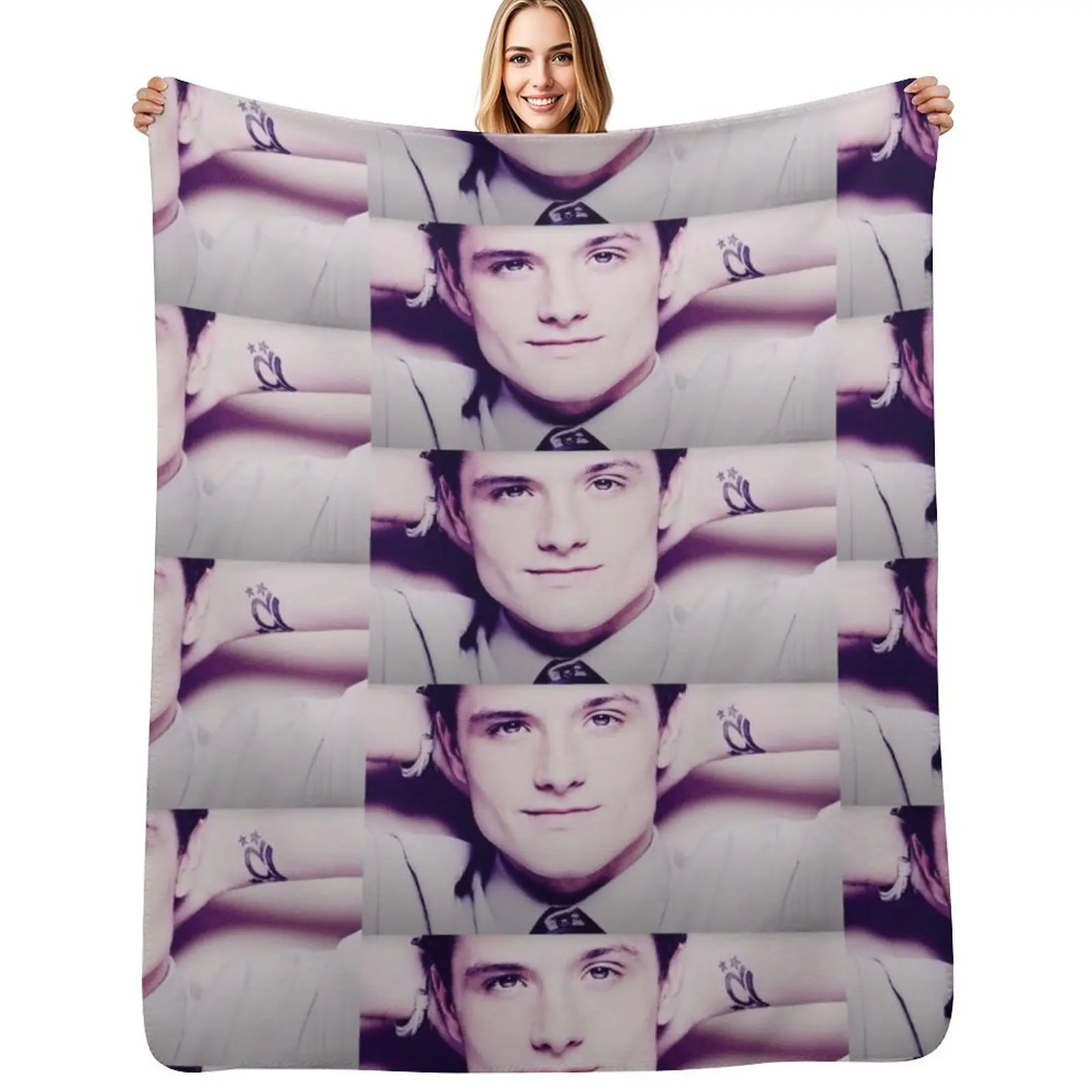 Josh Hutcherson Whistle Throw Blanket manga Travel Bed covers Summer Beddings Soft Beds Quilt Blankets