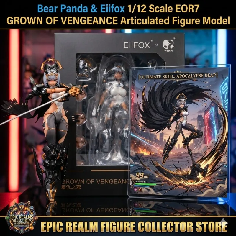 

[9 Hours Shipping]In Stock Eiifox&BearPandaEOR7 Crown of Revenge 1/12 Character Model Action Figure Toy Collection Gift