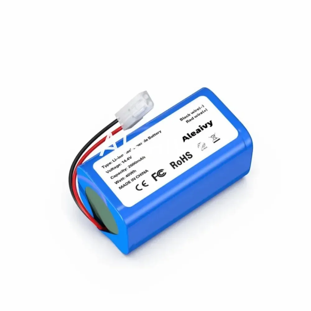 

Battery H18650CH-4S1P for Robot Vacuum Cleaner Xiaomi Mi Robot Vacuum Mop Essential MJSTG1, Mijia G1, (3500mAh)14.4V/14.8V