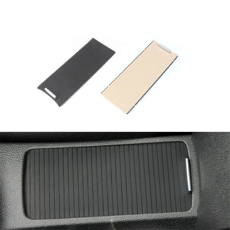 1pc Car Center Console Drink Cover Slide Roller Blind For MK6 MK5 5KD862531 Water Cup Holder Curtain Car Accessories