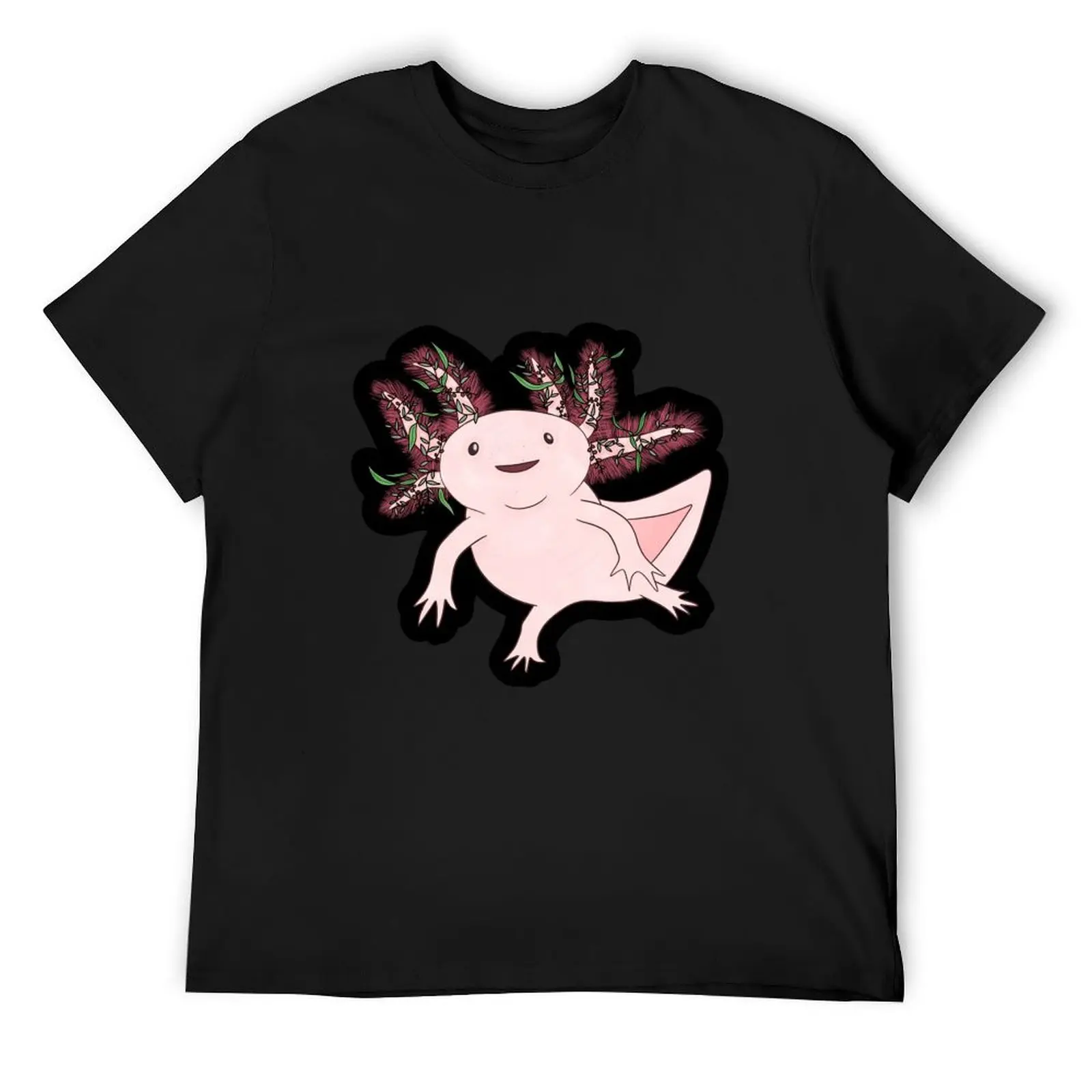 

Naturistic Axolotl T-Shirt oversized graphic tee essential t shirt anime tshirt animal prinfor boys t shirt men