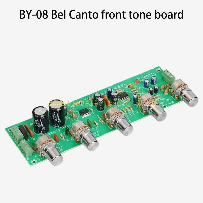 G8DB HIFI Preamplifier قبل مضخم باس Treble التوازن الحجم لوحة التحكم في الحجم 4558 OP AMP لعشاق DIY