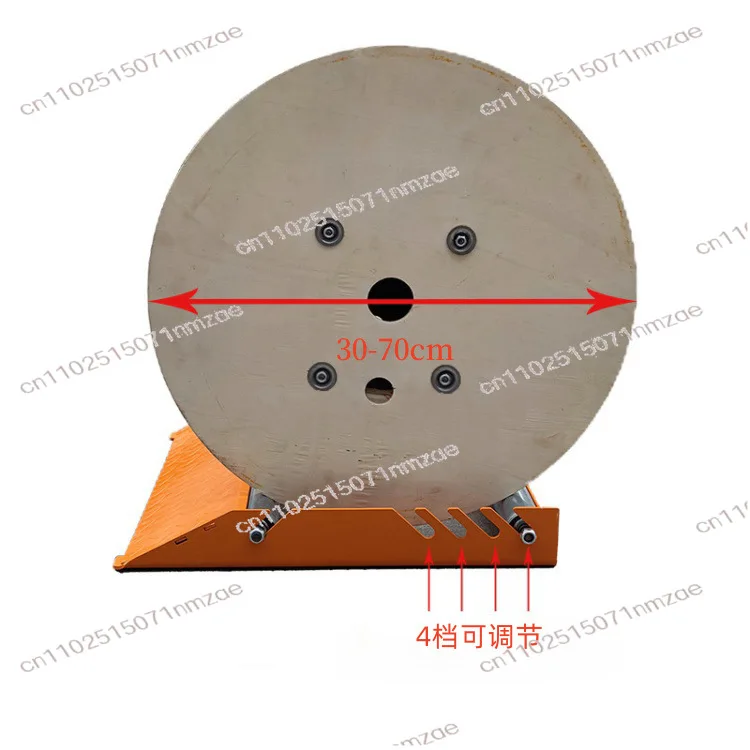 Adjustable Small Rail-Type Wire Reel Stand, Portable Construction Site Cable Drum Holder