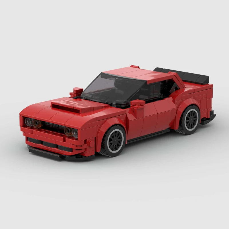 

Technique MOC City Racing Sports Car Vehicle Speed Champion Racer Challenger Building Blocks Brick Creative Garage Toys for Boys