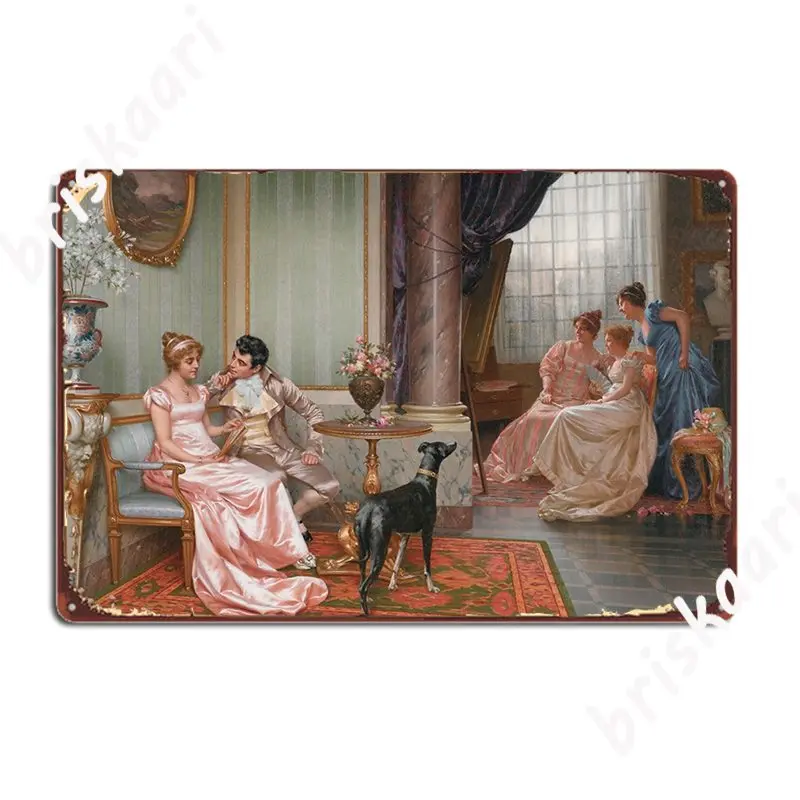 Admiration 19th Century Vittorio Reggianini Poster Metal Plaque Create Living Room Wall Decor Club Party Tin Sign Poster