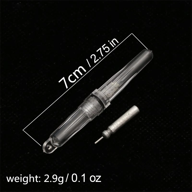 5 uds luces de pesca intermitentes de dos extremos, luces de pesca subacuáticas, luces de cebo nocturno de pesca en barco, luces traseras