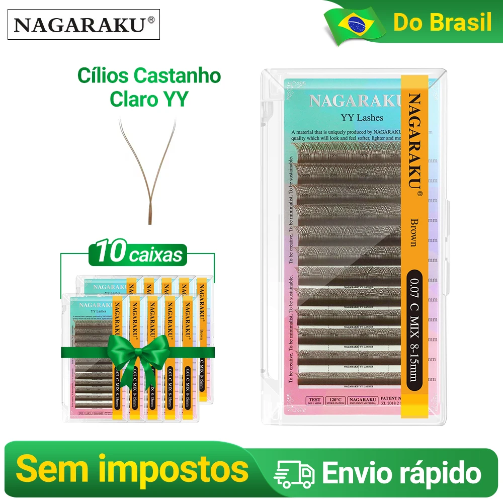 nagaraku-10-cas-marron-yy-forme-main-tissu-premium-synthetique-vison-cils-doux-naturel-maille-net-croix-faux-cils