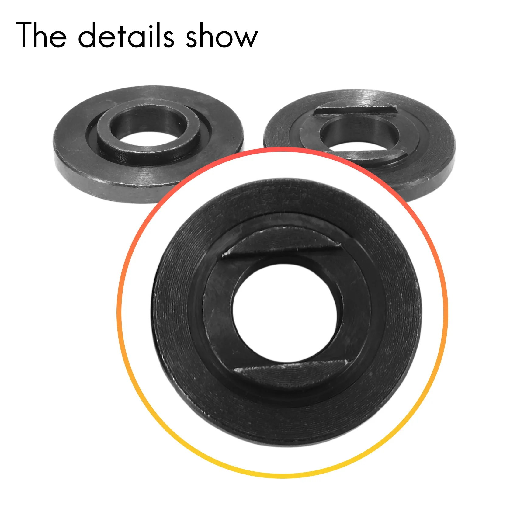 LIKE WISH 6 Pack Angle Grinder Flange Nut 5/8 For Ryobi 224399-1 193465-4 224568-4 9005BZ 9015B Replacemen