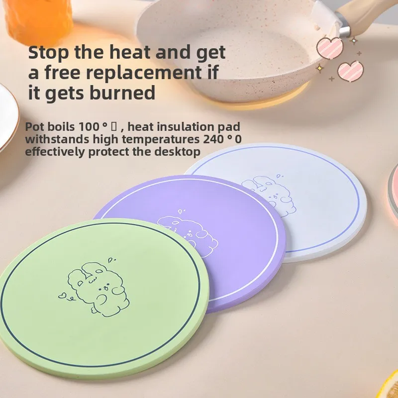 

Table heat-insulating mat, high-grade silicone anti-scalding mat, food-grade pot mat, pot-proof scalding mat, vegetable bowl mat