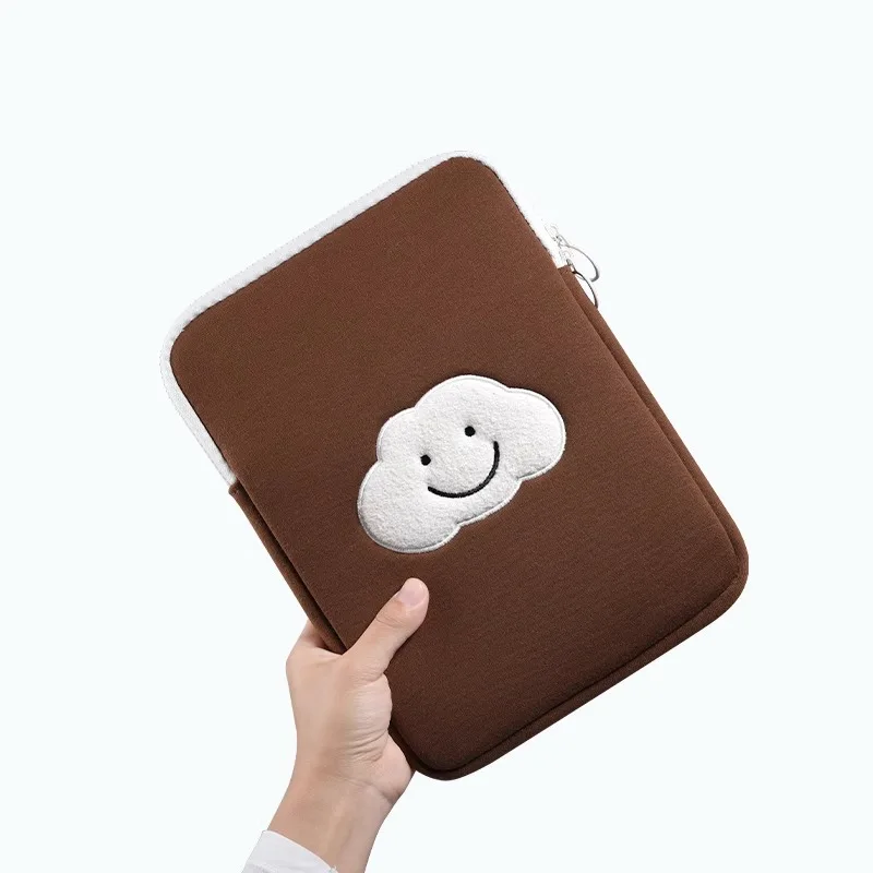 Korean version Cute Tablet Sleeve Bag 9-11 Inch For 2024 Ipad Air6 Pro11 Air4/5 10.9 10.5 10.2 Samsung Huawei Shockproof Pouch