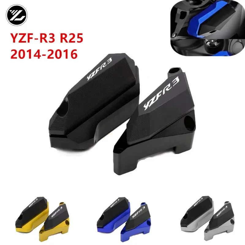 

Motorcycle YZF R3 2015 2014 2016 15 16 CNC Frame Falling Crash Pads Engine Case Sliders Protector For YAMAHA YZF-R3 YZFR3