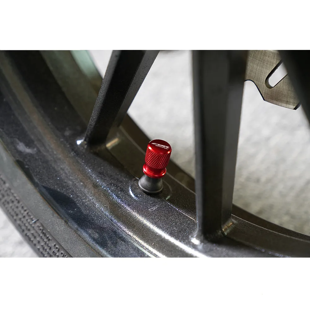 Logo For Honda CBR600RR CBR 600 RR 600RR Universal Wheel Tire Valve Caps Covers Tyre Stem Plug Motorcycle Accessories Red Black