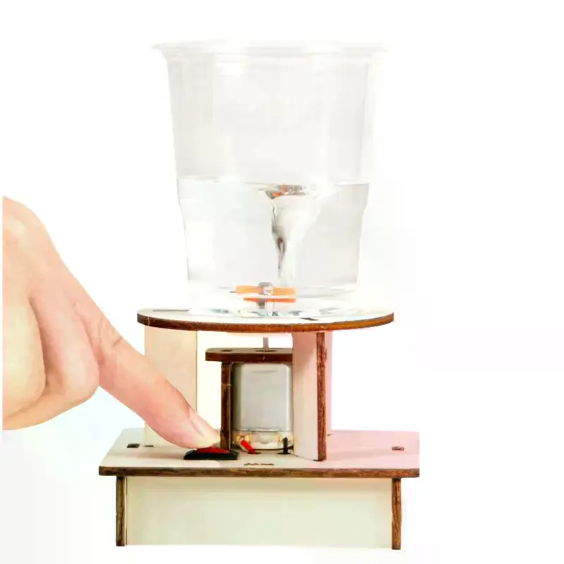 

1 комплект, электрические научные игрушки «сделай сам», водная Торнадо, вихревой станок, деревянная головоломка, новинка, научный эксперимент, проект, подарки для детей