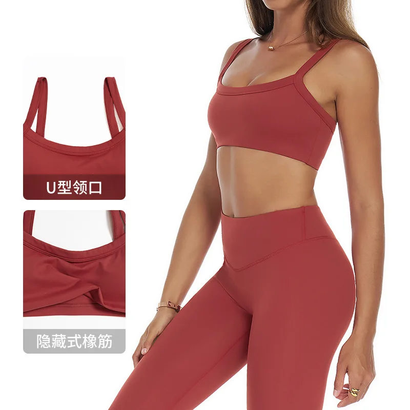 النساء الرياضة اليوغا حمالات الصدر المضادة للعرق سريعة الجافة اللياقة البدنية ملابس داخلية رياضية للصدمات المحاصيل القمم مع منصات رفع الصالة الرياضية تجريب الملابس