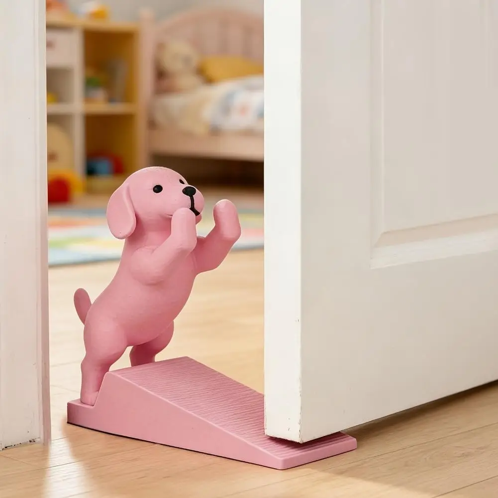 Cute 3D Printed Puppy Door Stopper Creative Labrador Dog Door Stop Wedge Decorative Anti Collision Door Plug Ornament