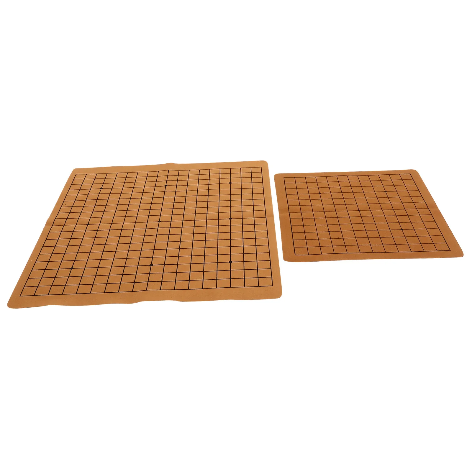 2Pcs Premium Folding Double-Sided Portable Go Chessboard for Children Strategic Thinking Development Board Game