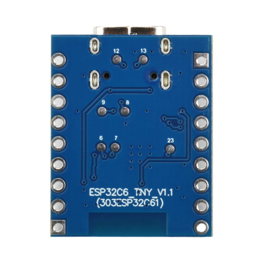 ESP32-C6-TINY لوحة تطوير صغيرة ESP32-C6FH4 WIFI وحدة بلوتوث نوع C لبرمجات التنزيل والتصحيح الأخطاء