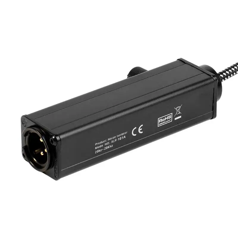 Kiểm soát đầu ra cân bằng Bộ chuyển đổi âm thanh 3,5mm Bộ cách ly mặt đất