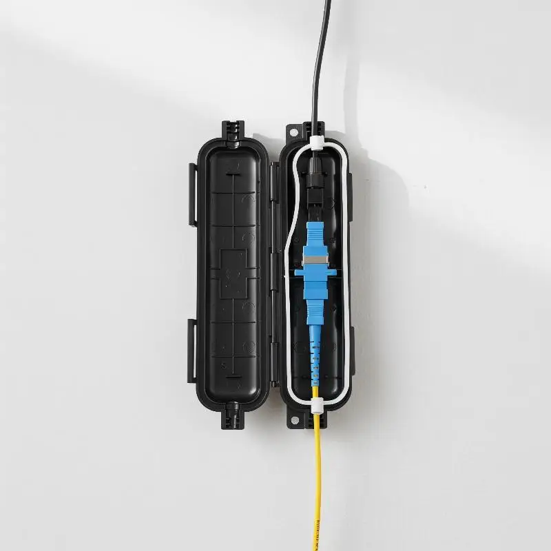 1/5Pcs Fiber Optic Drop Cable Splice Protection Box - Waterproof Anti-Aging Durable Outdoor Use Joint Protection Box Thickened