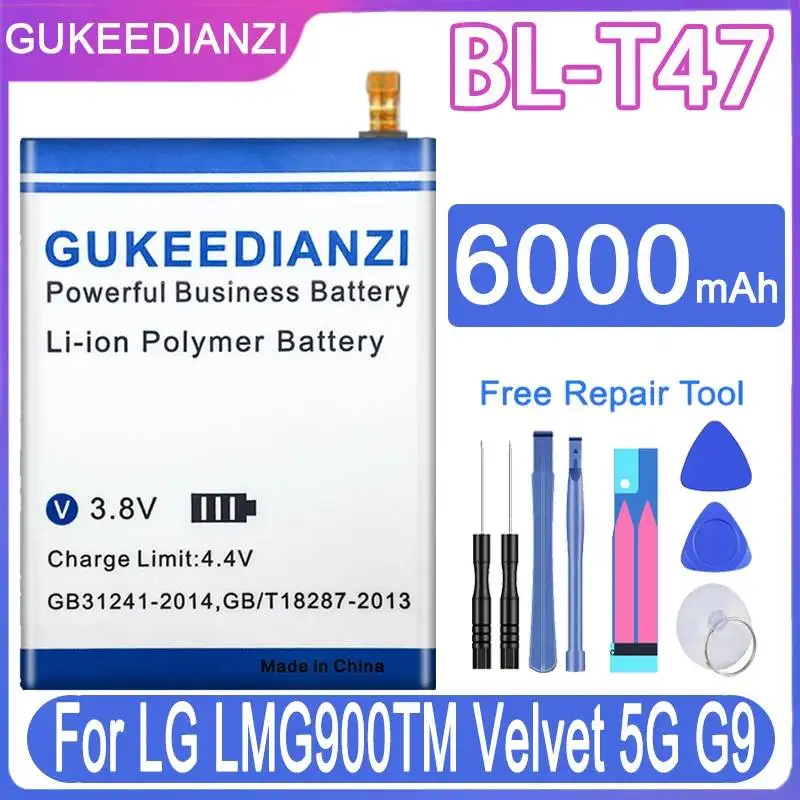 Bateria de Celular de Alta Compatibilidade 6000mAh BL-T47 para LG Velvet 5G LMG900TM