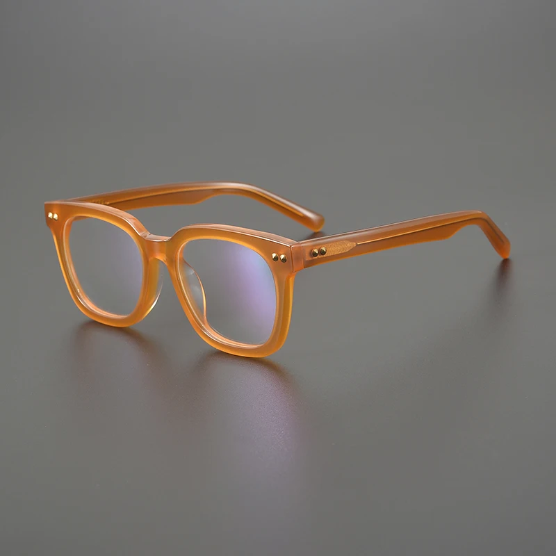 brown-square-acetate-glasses-frame-for-men-women-japanese-style-handmade-high-quality-designer-eyeglasses-can-customize-lenses