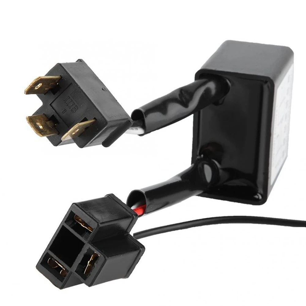 H4 Headlight Xenon Warning Canceller HID Decoder Car Lights CANbus Cable Filter Fault Flicker NO Error LED Polarity Converter