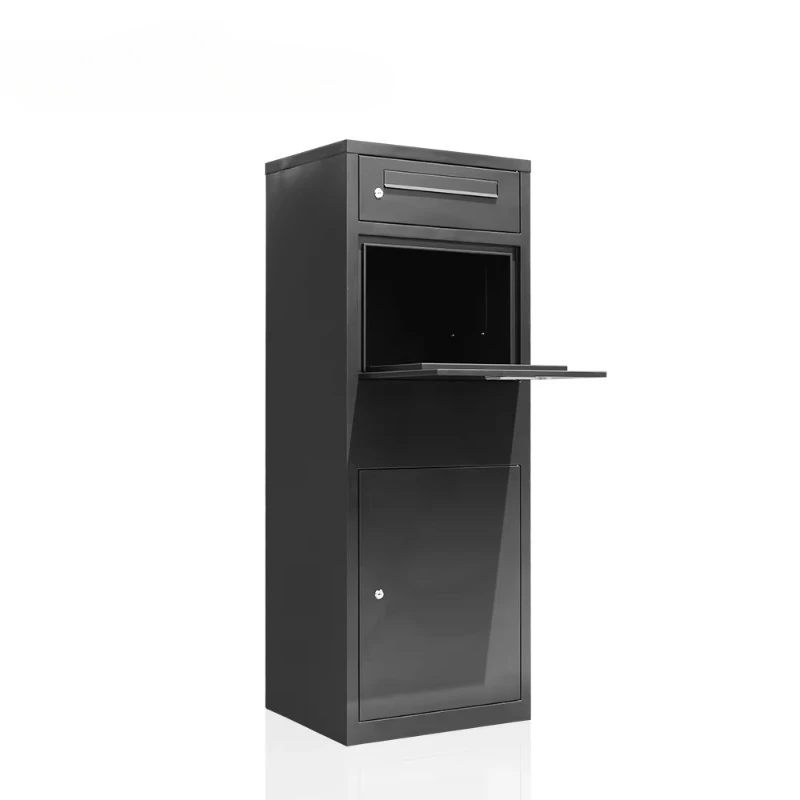 Anti-theft packing box Waterproof indoor/outdoor security mailbox, suitable for home gardens, made of steel for postal services
