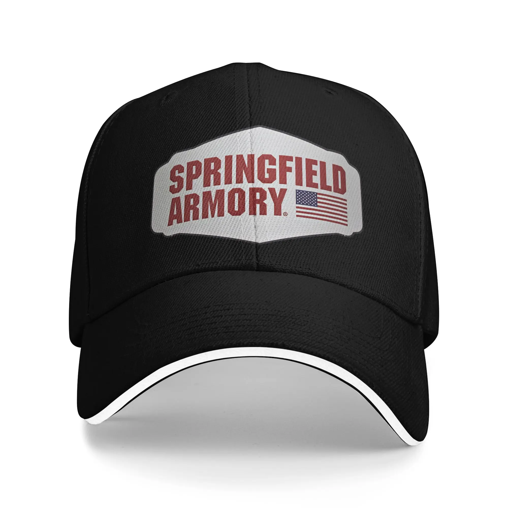 Springfield Armory Baseball Cap  Men Custom Logo Hip Hop Hats Summer Trendy Hiking Fishing Baseball Caps