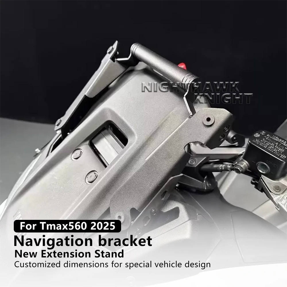 For YAMAHA TMAX560 T-MAX 560 2025 Motorcycle Accessories Aluminium Navigation Bracket Phone Holder GPS Stand Windshield bracket
