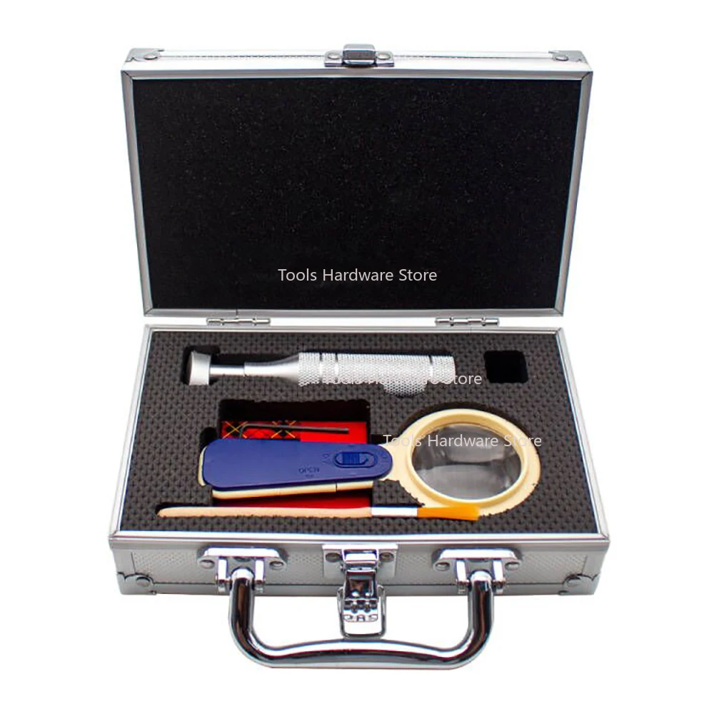 QFH-A Cross Cutter Adhesion Tester Cross-Cut Tester Kit Handheld Paint Coating Surface Detector With 1/2/3MM Blade Aluminum Box