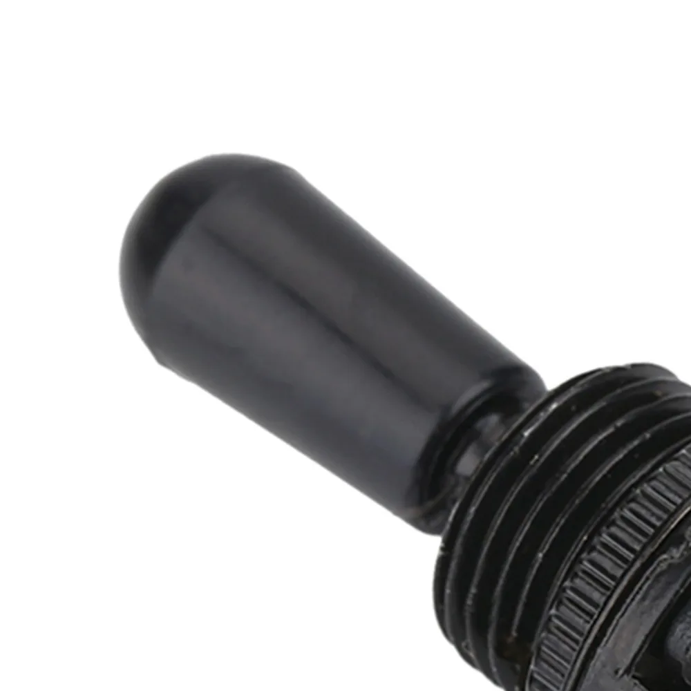 نصيحة سوداء ​ ​ محدد الالتقاط ثلاثي الاتجاهات ​ ​ الجسم المعدني ​ ​ مفتاح تبديل الجيتار القصير المستقيم ​   تبديل لاقط الجيتار الكهربائي ​