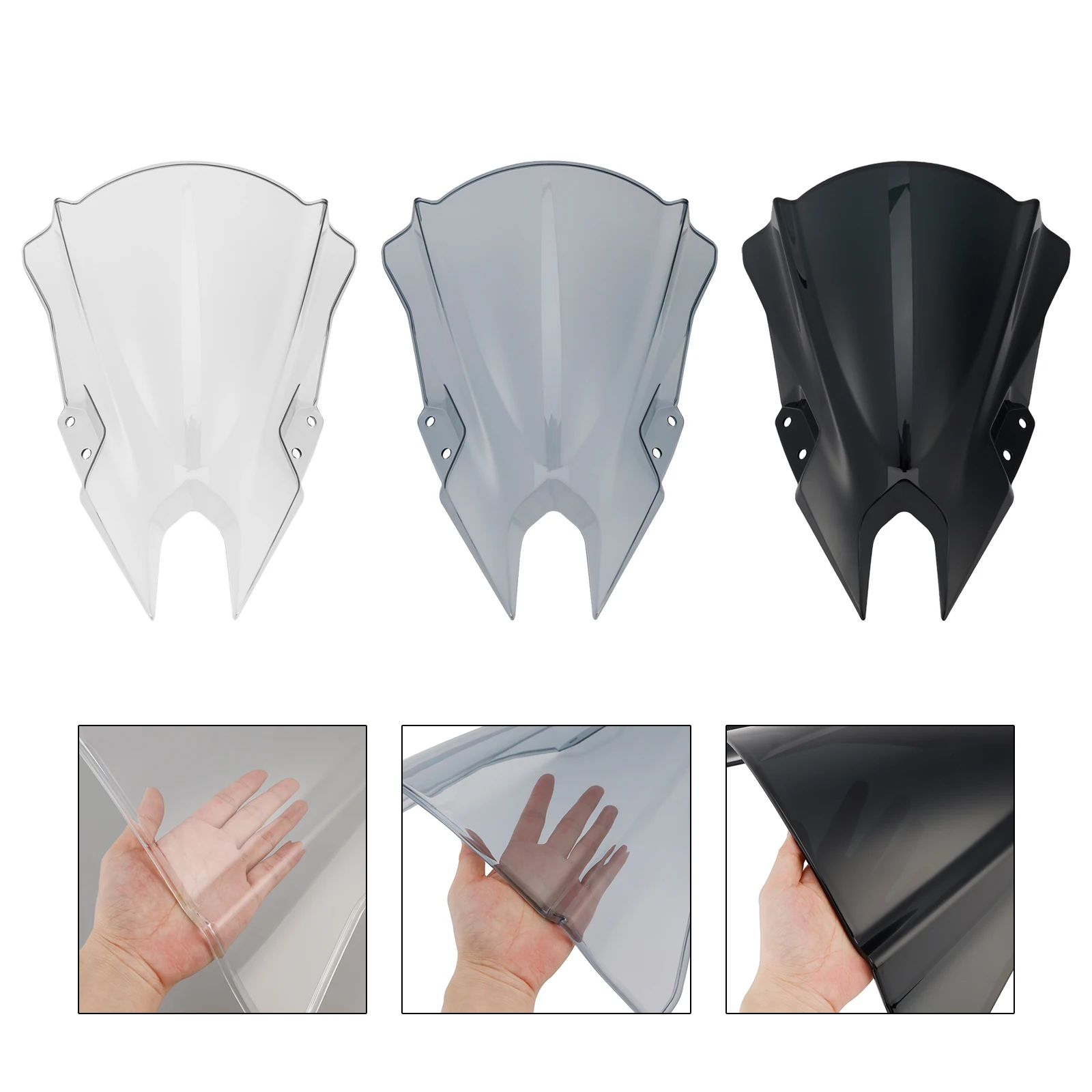 

Topteng Windshield Windscreen for KAWASAKI Ninja 500 2024-2025