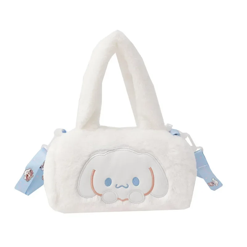 Sanrio pluszowa torba Kawaii Cinnamoroll plecak na ramię Hello Kitty Kuromi kosmetyczka dla kobiet prezenty świąteczne dla dziewczynek