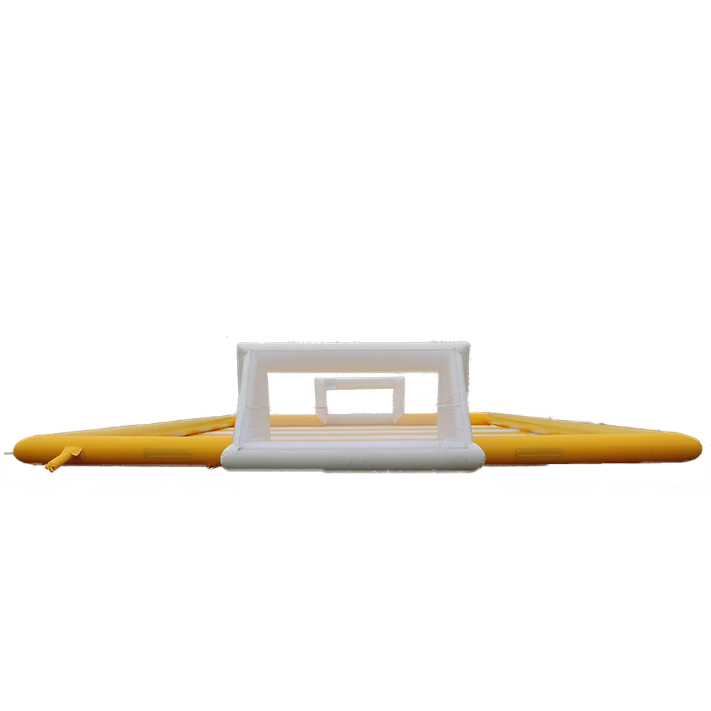 インフレータブルサッカー場 商業レンタル カスタムインフレータブルフットボールコート 大人と子供のための床付きバウンシーピッチ