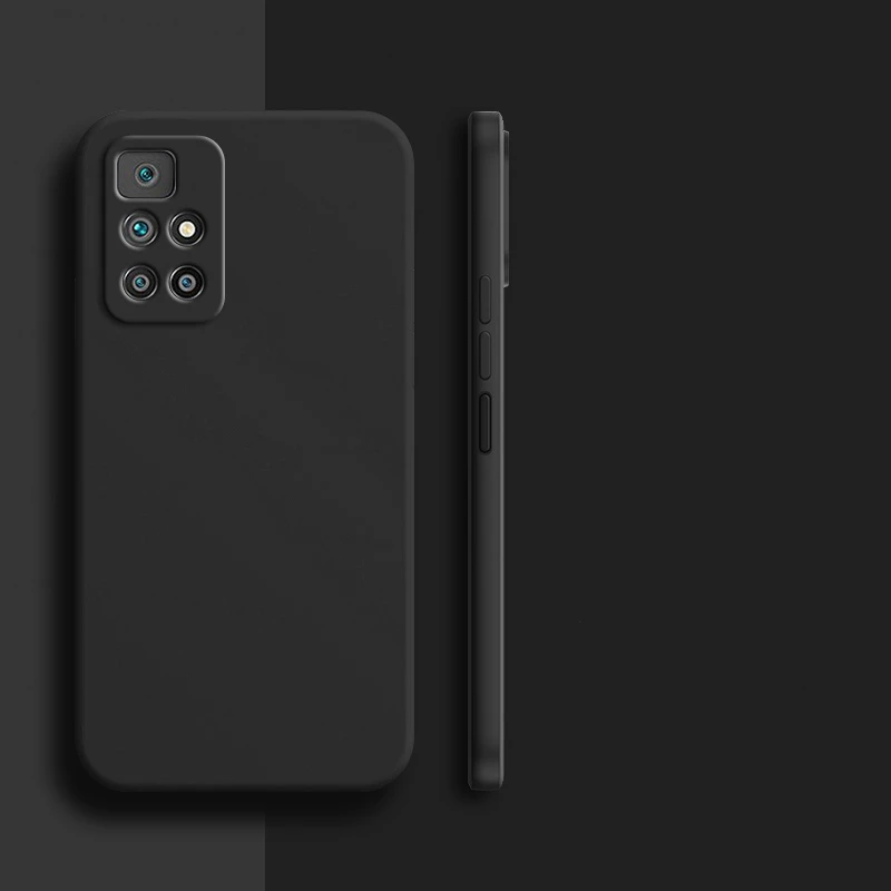 For Xiaomi Redmi 10 Case Redmi Note 10 10s Note 11 Pro Plus Cover Shockproof TPU Liquid Silicon Protetcive Phone Back Cover
