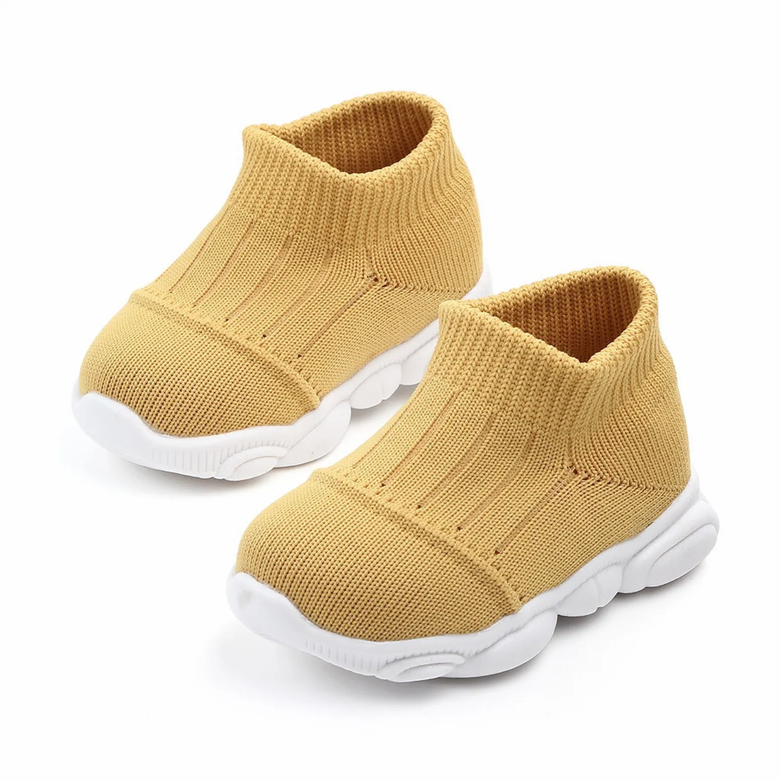 Ragazzi ragazze scarpe per bambini Fly Weaving Mesh Shoes traspirante antiscivolo scarpe da bambino primavera Casual Toddler Walking Shoes Sneakers