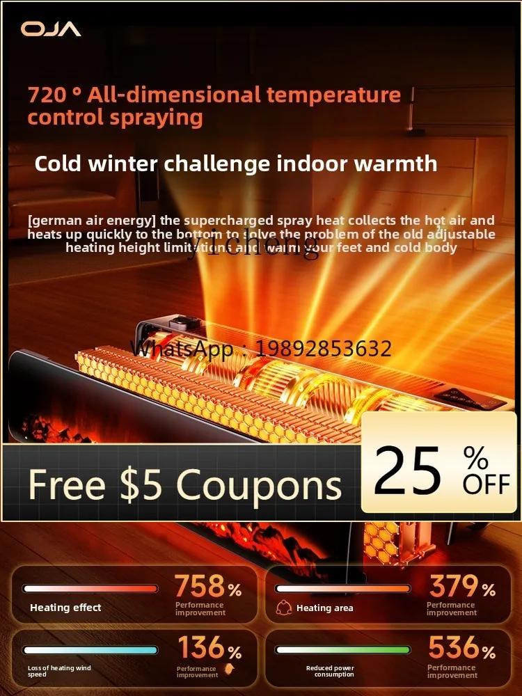 

1 Graphene Heater Electric Heater Electric Heater Household Energy Saving Large Area Skirting Line