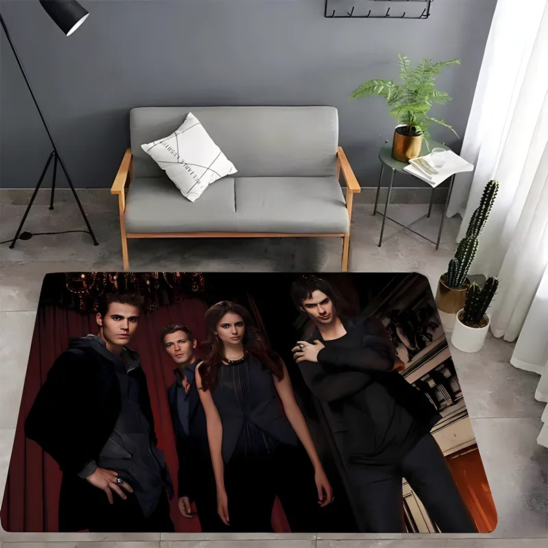 3D movie vampire diaries carpet, Damon star carpet, living room bedroom housewares children's room baby mats, Birthday Presents